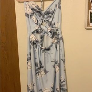 Long blue sun dress!